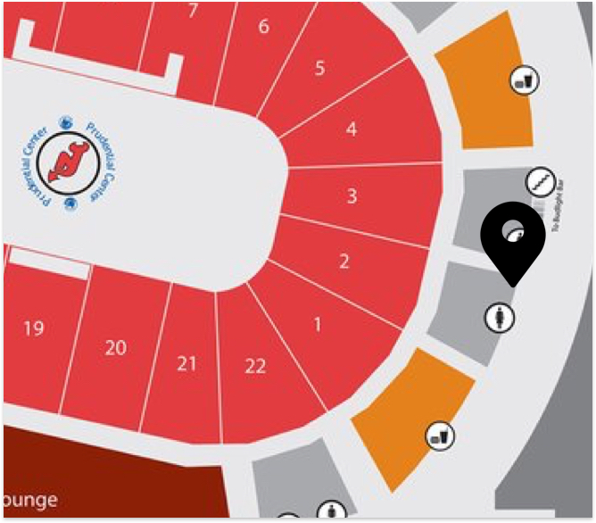 Goal Bar Prudential Center Newark NJ